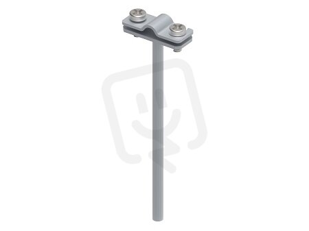 Držák vedení L160 zatloukací, materiál StZn GROMTOR 312212