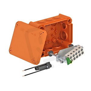 OBO T 100 ED 10-6 F Odbočné krabice pro zachování funkčnosti 150x116x67 oranžová