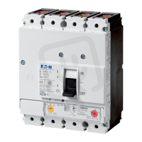 Jistič NZMS1-4-A40 4pól 70kA(415V) 40A ochr.obvodů termomag.spoušť pevná mont