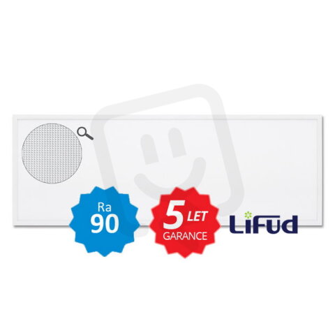 LED panel ZEUS 45W,29,5x119,5cm,4000K,IP20,4600lm,bílý LED-GPL44/B-45/UGR/RA/BI