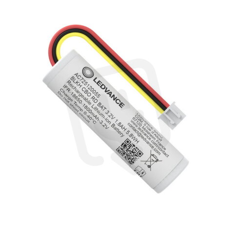 BULKHEAD COMBO ROUND BATTERY BAT 3.2V 1.8Ah 5.8Wh LEDVANCE 4099854492518