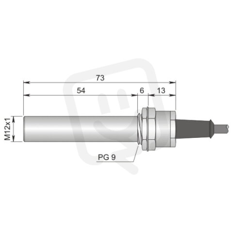 Válcový magnetický senzor AECO SMC-09PG NO