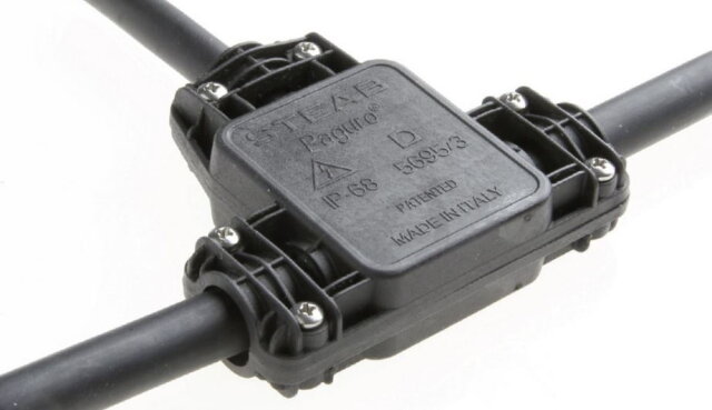 Spojka gelová odbočná PAGURO 5695/3 IP68, 3x kabel 3x(1,5-2,5mm2) STEAB 1005624