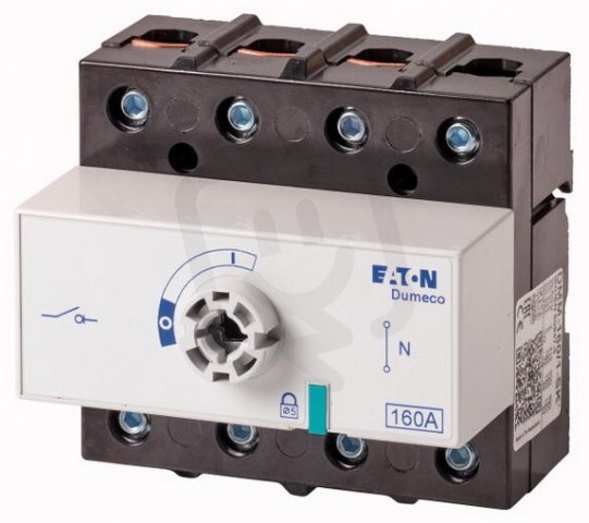 DMM-160/1-SK Odpínač DUMECO 160A 3+N-pól zadní montáž bez ovládací páky 6085417
