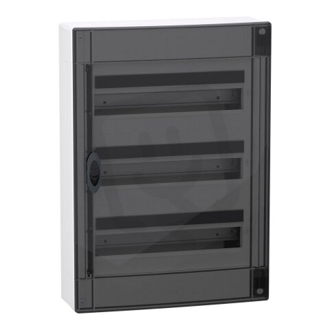 Rozvodnice PrismaSet nástěnná 54M (3x18) kouřové dveře SCHNEIDER LVSXR318