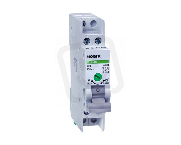 Instalační vypínač NOARK 101390 EX9I40 šířka 1 modul, 2pól, 40A