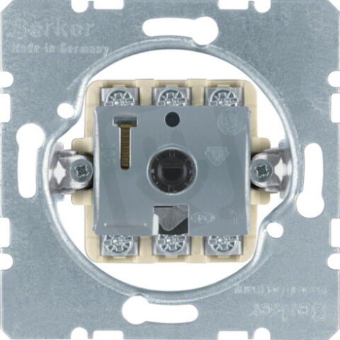 Spínač, otočný žaluziový, řazení 1+1, 10 A, 250V, (2-pólový), modul přístroje