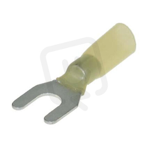 Vidlice lisovací Cu se smrštovací bužírkou, průřez 4-6mm2/M5/10mm VIS 6-M 5