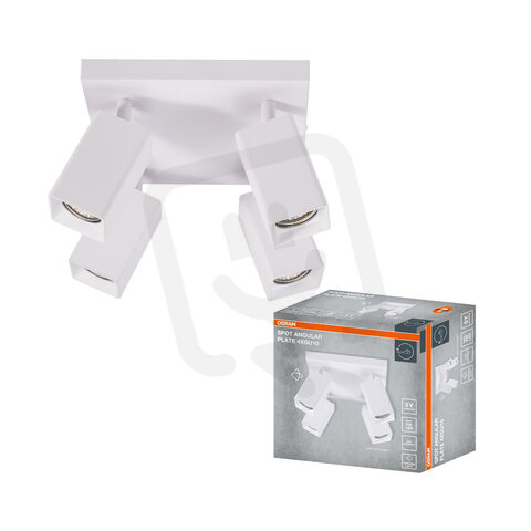 LED SPOT ANGULAR WHITE 4XGU10 PLATE OSRAM 4099854589287