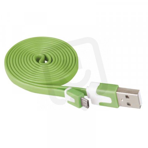 Kabel USB 2.0 A/M-MICRO B/M 1M zelený Emos SM7001G