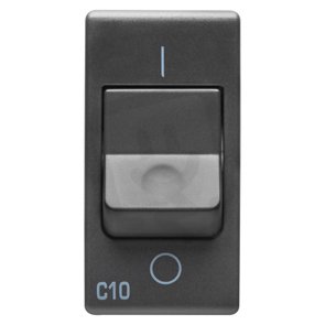 Jistič miniaturní, 1P+N C10 3kA 230V, černá GEWISS GW21435