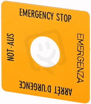 Eaton SQT1 Označovací štítek nouzového zastavení