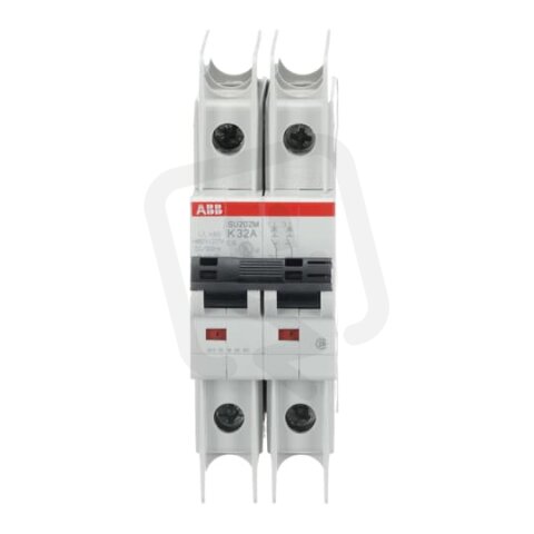ABB SU202M-K32 jistič char. K 10kA 32A 2P  dle UL489 a CSA 22.2 No. 5