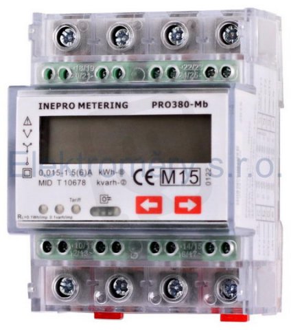 Elektroměr PRO380-S-CT Mb x/5A M-Bus MID E358