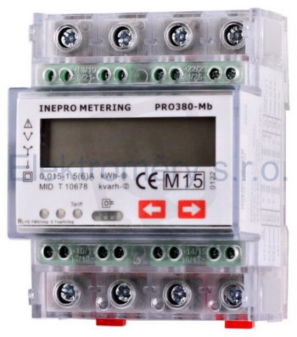 Elektroměry E358 PRO380-S-CT Mb x/5A M-Bus MID