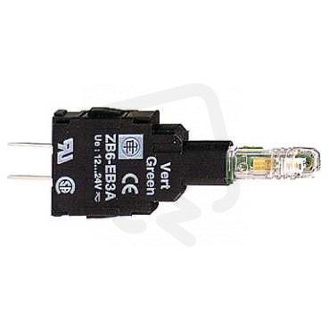 Schneider ZB6EB4A Objímka pro signálku, 12...24V - rudá