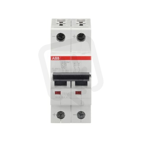 ABB S202MT-C10UC 2F jistič 10 A char. C 10kA 440V AC/DC pro kolejová vozidla