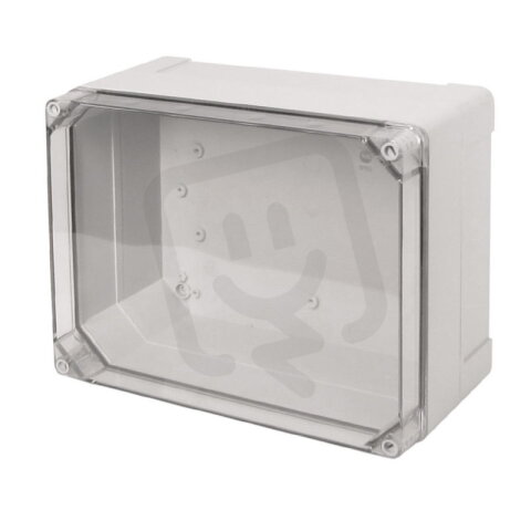 Krabice SolidBOX 68261 IP65 340x270x165mm průhledné víko hladké boky FAMATEL