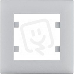 Rámeček 1-násobný, lumina intense, stříbrná mat HAGER WL5512