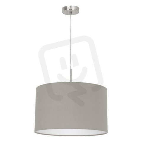 Závěsné svítidlo PASTERI d380 matný nikl/šedohnědá 60W IP20 EGLO 31572