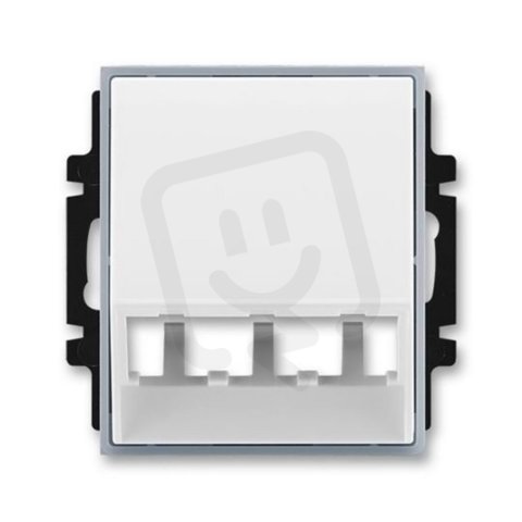 Kryt zásuvky komunikační Panduit 5014E-A00400 04 bílá/ledová šedá Element ABB