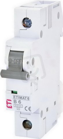 Jistič ETIMAT 6 1p B6 6kA ETI 002111512