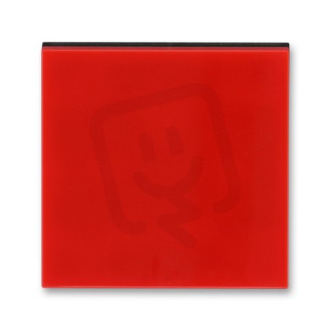 Kryt stmívače s krátkocestným ovl. 3299H-A00100 65 červená/kouř. černá Levit ABB