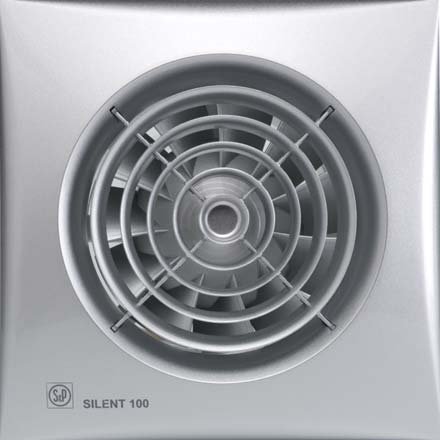 SILENT 100 CRZ Silver 1883933 IP45 tichý malý axiální ventilátor