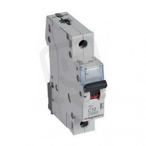 TX3 JISTIČ, 1 PÓLOVÝ, CHAR. C, 10A 10000A LEGRAND 404169