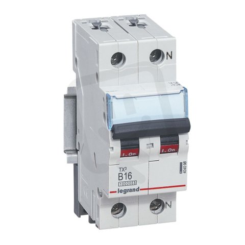 TX3 JISTIČ, 1+N PÓLOVÝ, CHAR. B, 16A 10000A LEGRAND 404098