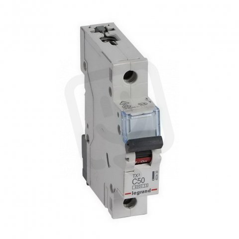 TX3 JISTIČ, 1 PÓLOVÝ, CHAR. C, 50A 6000A LEGRAND 403439
