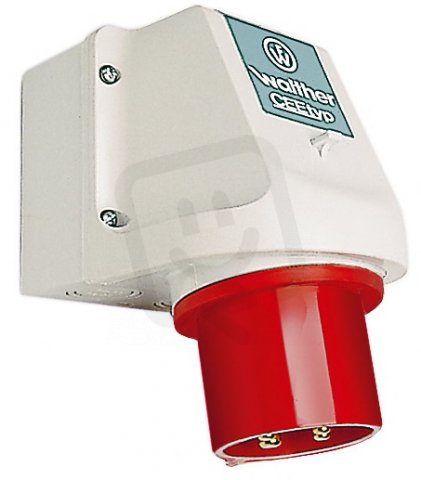 Walther 636406 Nástěnná přívodka 32A 4P 400V 6h IP44