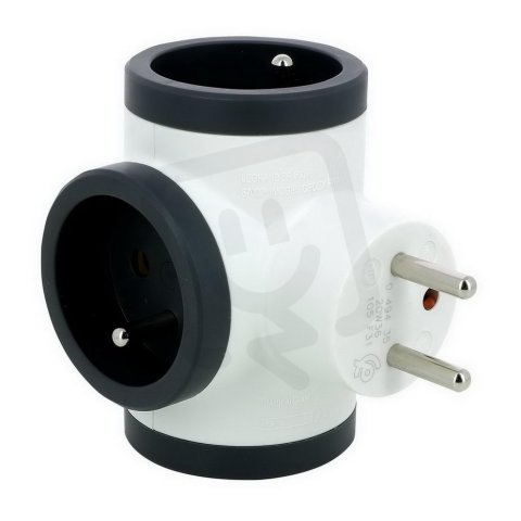 ROZBOČOVAČ 3X2P+T BÍLÁ/ČERNÁ LEGRAND 049435