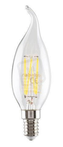 Světelný zdroj Filament LED E14 CF35 4W 450Lm 2700K RABALUX 1593