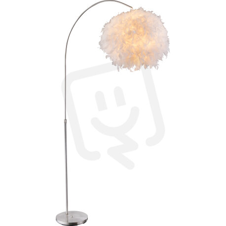 Stojací lampa KATUNGA nikl 1xE27, max. 40W 230V GLOBO 15057S