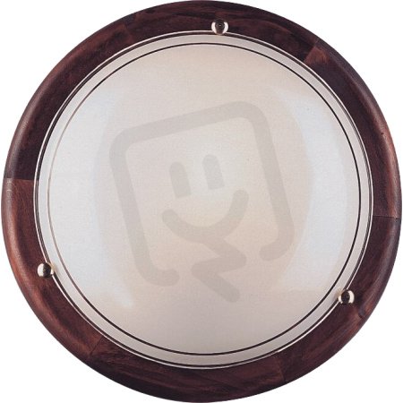 Stropní svítidlo Punto 400 dřevo tmavé 2x60W IP20 E27 COMPOLUX 912014/82