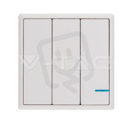 3 Gang Way Sensor Switch IP54, VT-5133