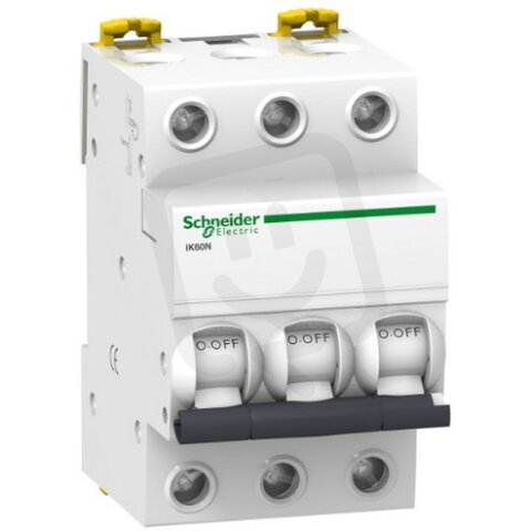 Acti9 jistič iK60N 3P 63A B SCHNEIDER A9K23363
