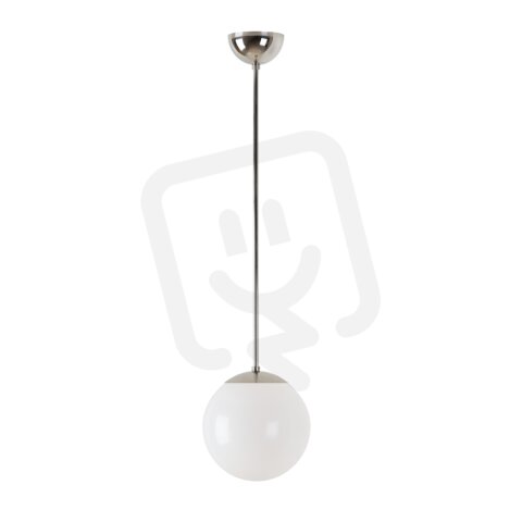 Závěsné svítidlo s plastovým stínidlem OSMONT ISIS P1 PM 7W IP40 E27 chrom