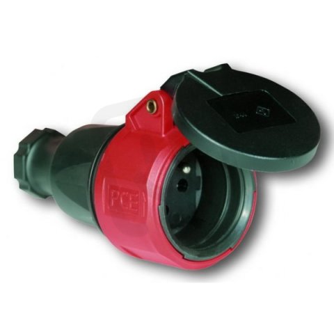 CZ spojka guma/polyamid 16A/250V hluboké provedení zajištění a víčko IP 44