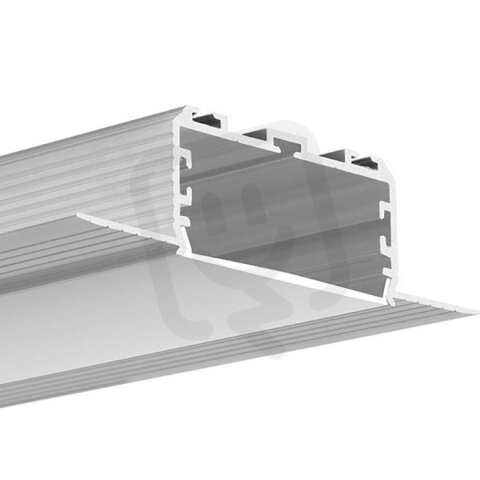 LED hliníkový profil KLUŚ KOZEL-50 neanodizovaný 1m /C0757_1m/ ALUMIA A00757N_1