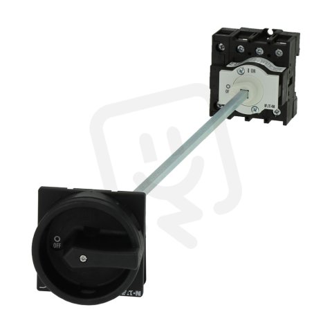 P1-40/M4/SVB-SW/HI11 Hlavní vypínač 3-pól+1z1v 40A s kovovou osou 400 mm 199941