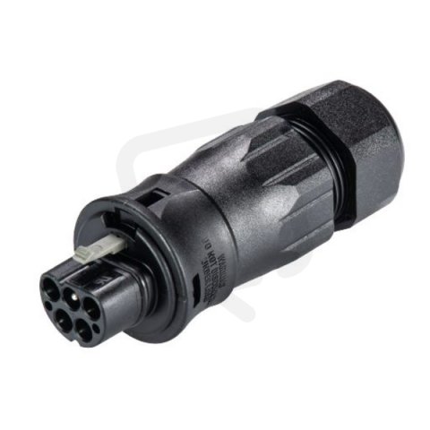 vidlice na kabel gesis RST, 5-pól, průchodka 13-18mm, šroubové svorky, černá