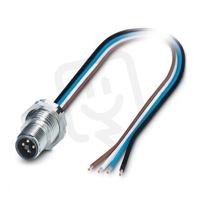 SACC-DSI-M12MST-4CON-M16/1,0X Přístrojový konektor zezadu stěny 1238144