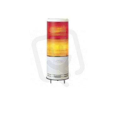 Schneider XVC1B2SK Smontovaný signální sloup,100 mm,LED,24V,bzučák,rudý + oranž.