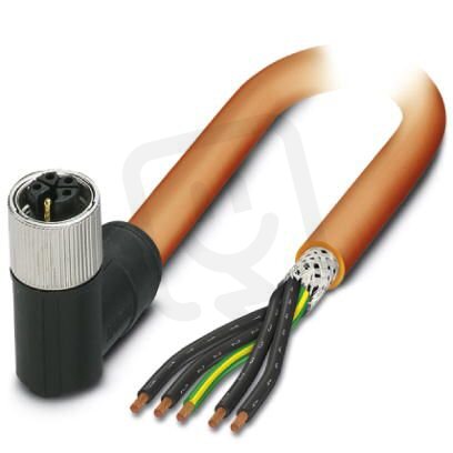 SAC-5P- 3,0-PUR/M12FRK PE SH Napájecí kabel 1414785