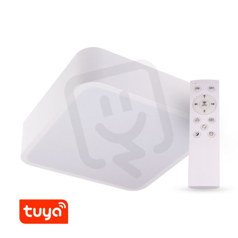 RENDO TUS48-W bílé hranaté TUYA+RF CCT LED svítidlo plafon T-LED 105471
