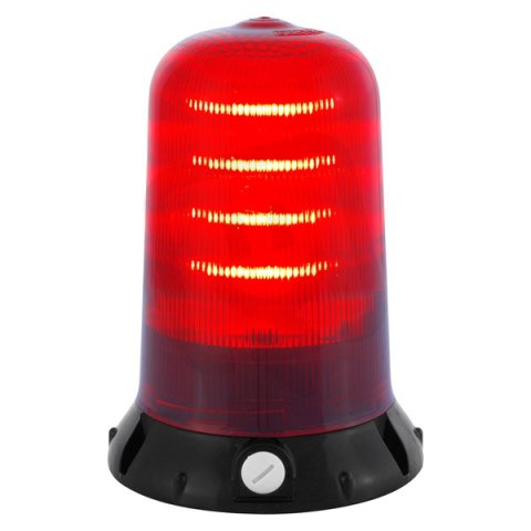 Maják rotační LED ROTALLARM HD 12/24 V, ACDC, IP65, červená, černá SIRENA 90183