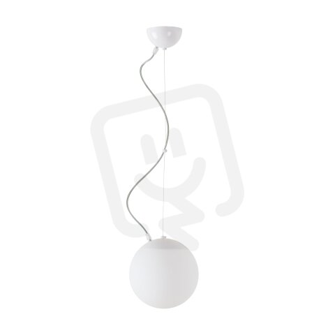 Závěsné LED svítidlo se skleněným stínidlem OSMONT ADRIA L1 8W IP40 DALI 3K bílá