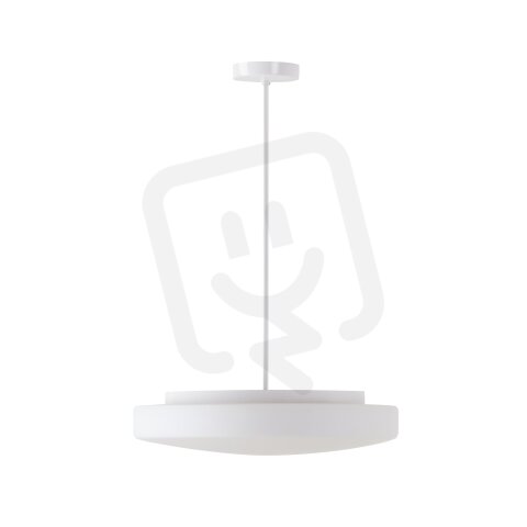 Závěsné LED svítidlo se skleněným stínidlem OSMONT EDNA P5 24W IP40 3K bílá